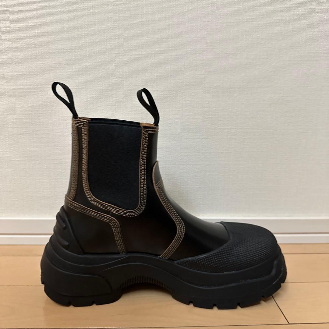 Maison Margiela 新品未使用サイドゴアブーツ ブラック 厚底 - メルカリ