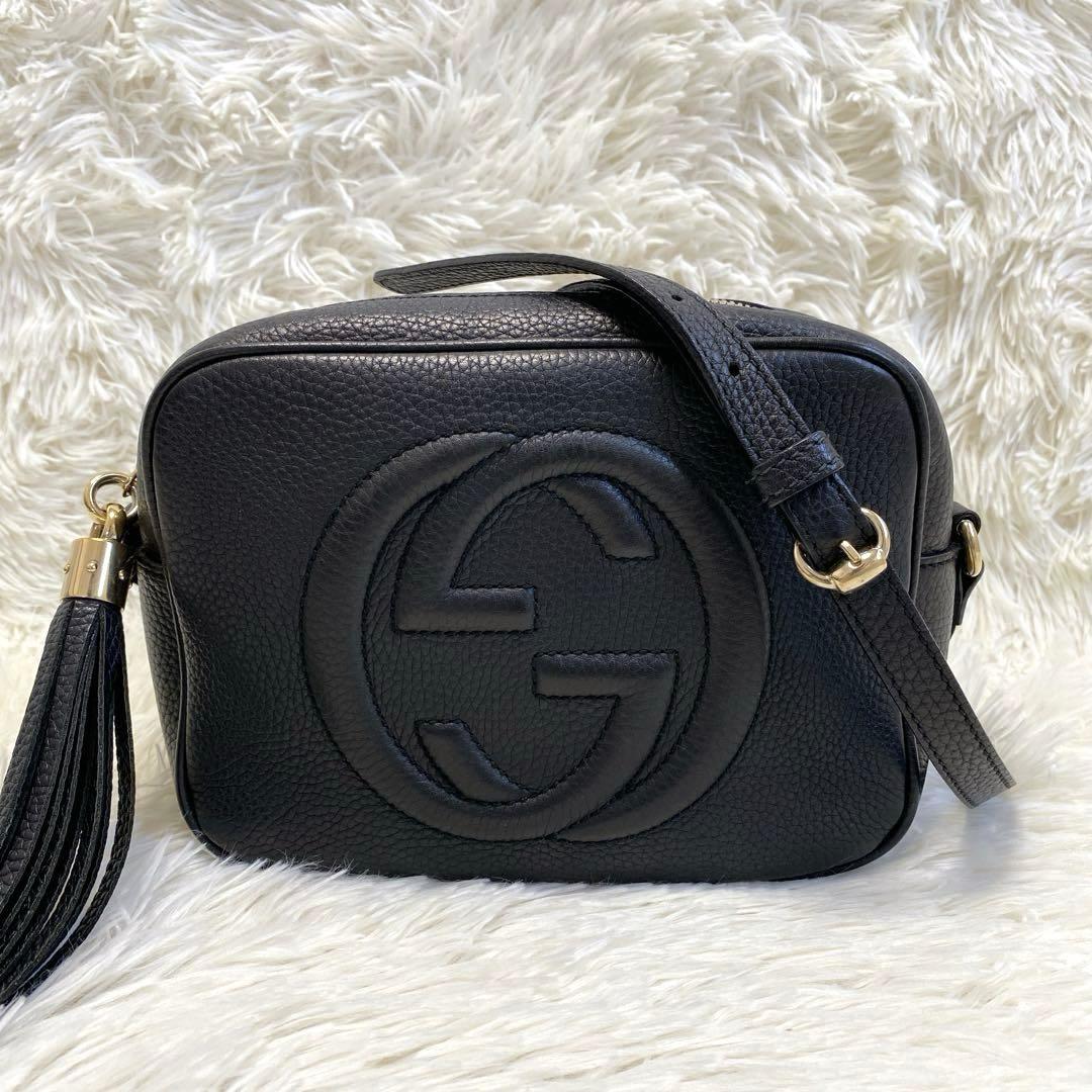 グッチ ソーホー スモールレザー ディスコバッグ ショルダーバッグ