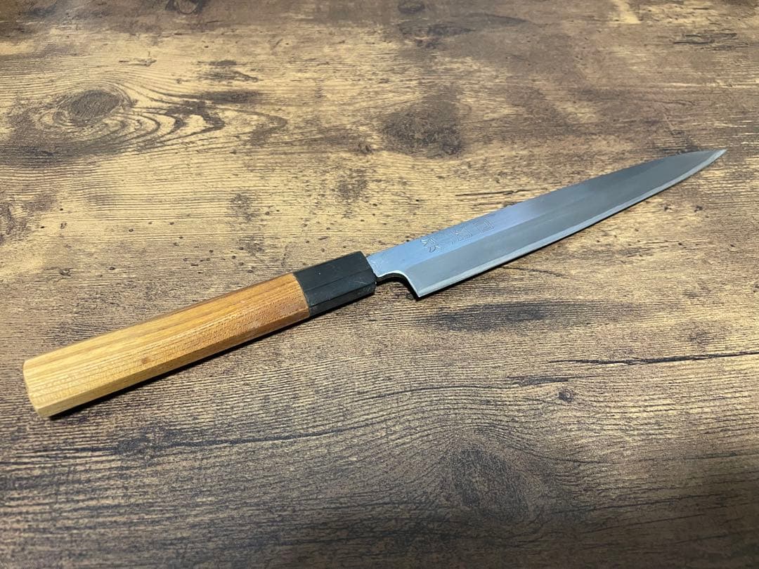 木屋 團十郎 柳刃包丁 210mm 安来鋼青紙 本当に 安い 通販