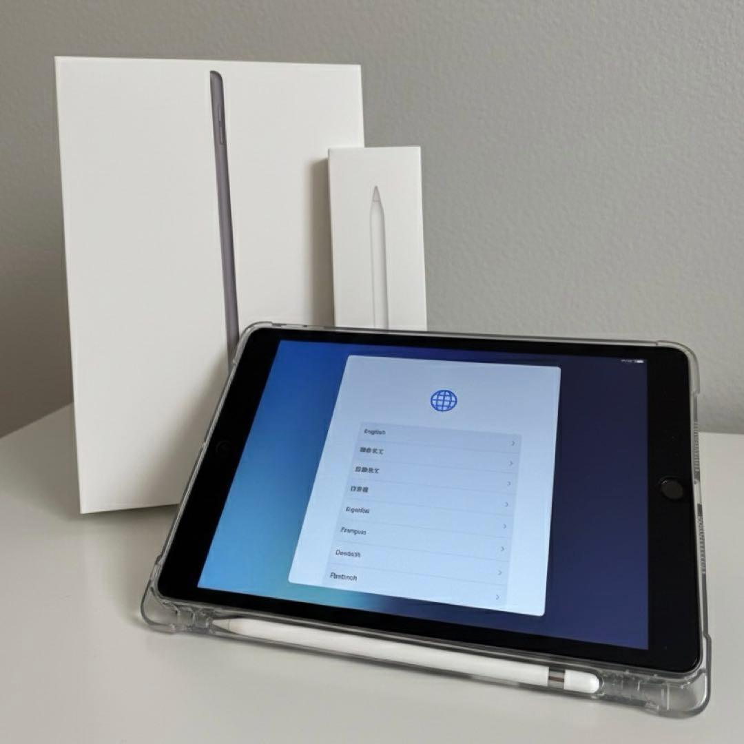 美品★iPad第8世代(128G) Apple Pencil iPadケース 箱 レビュー】iPad 第8世代ケースを買いました。Apple Pencilを収納できて