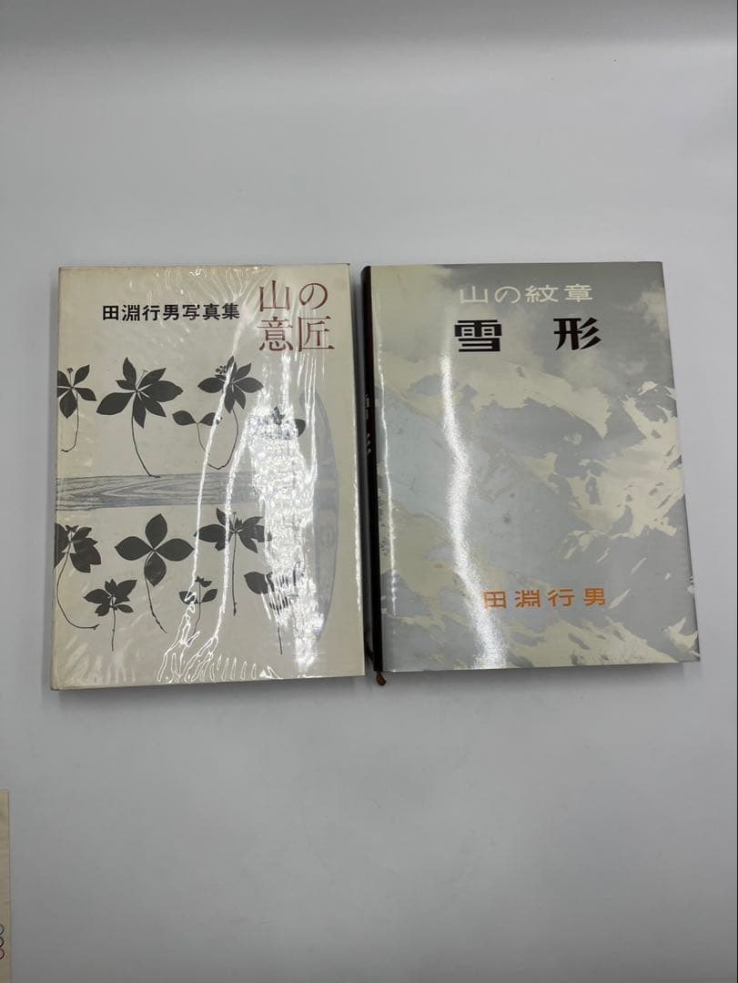 田淵行男 山の意匠 雪形 1971年 1981年 初版 - メルカリ