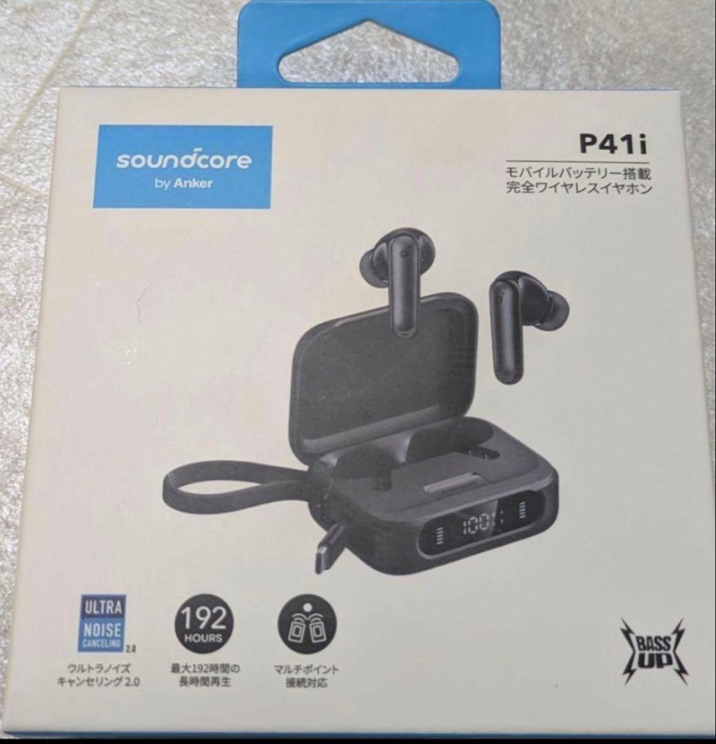 soundcore P41i ワイヤレスイヤホン ブラック - メルカリ
