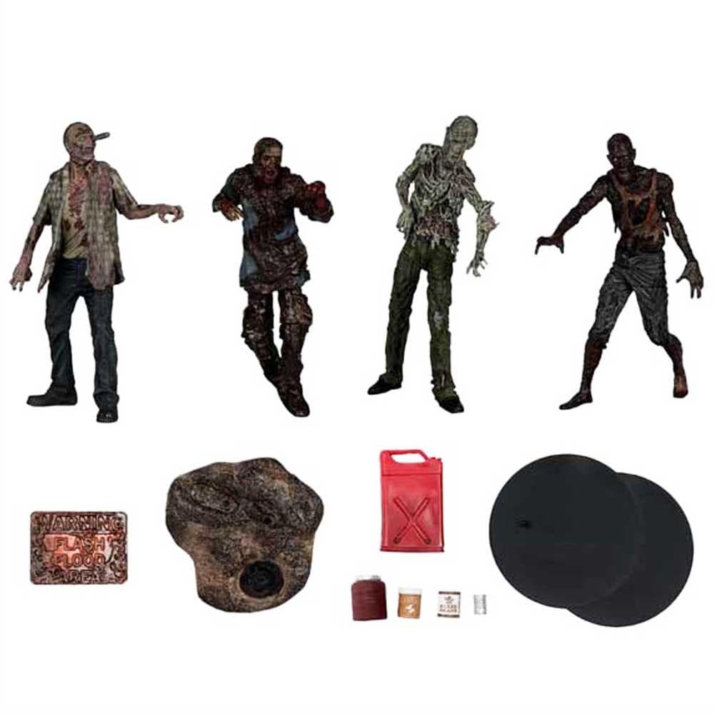 ウォーキング・デッド・ウォーカーズ アクションフィギュア 4個入り