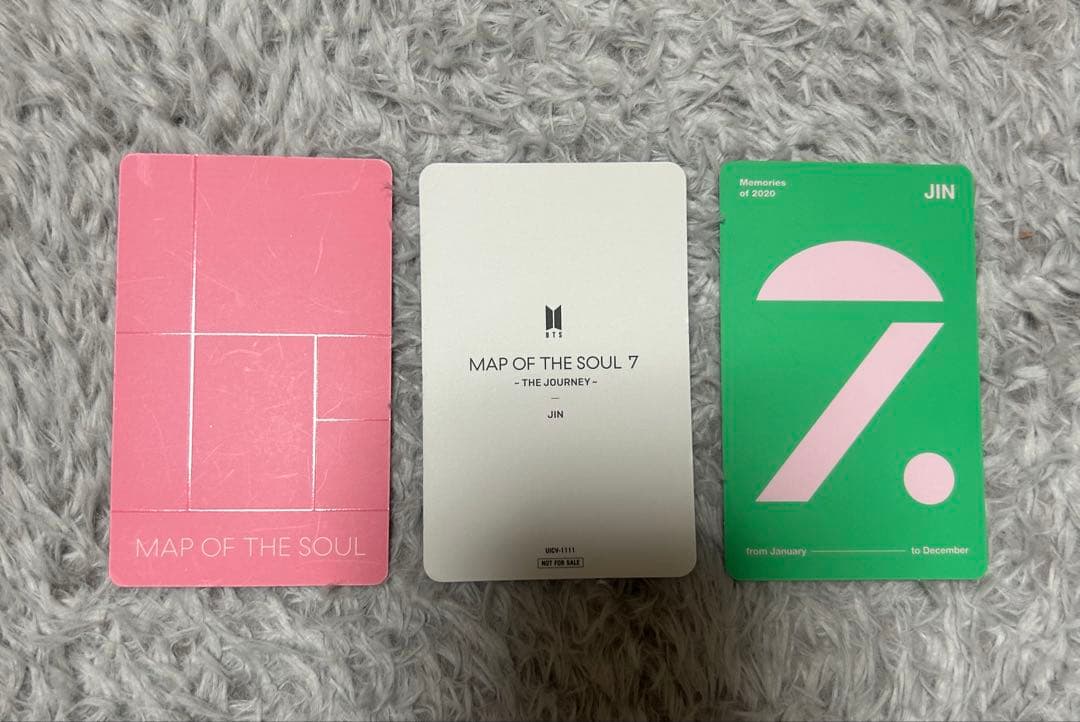 BTS JIN トレカ3枚セット - メルカリ