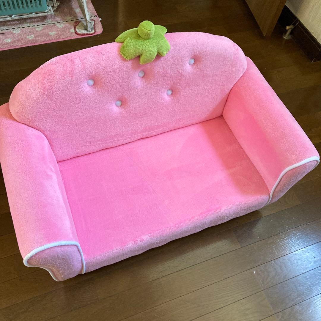いちごソファー 子供用 マザーガーデン - メルカリ