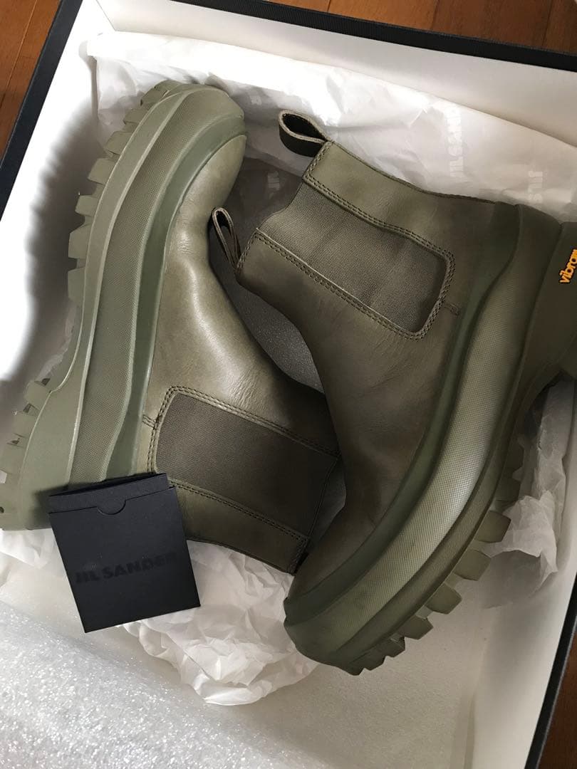 jil sander サイドゴア37美品値下げ 中古・古着通販】JIL SANDER (ジルサンダー) サイドゴアブーツ