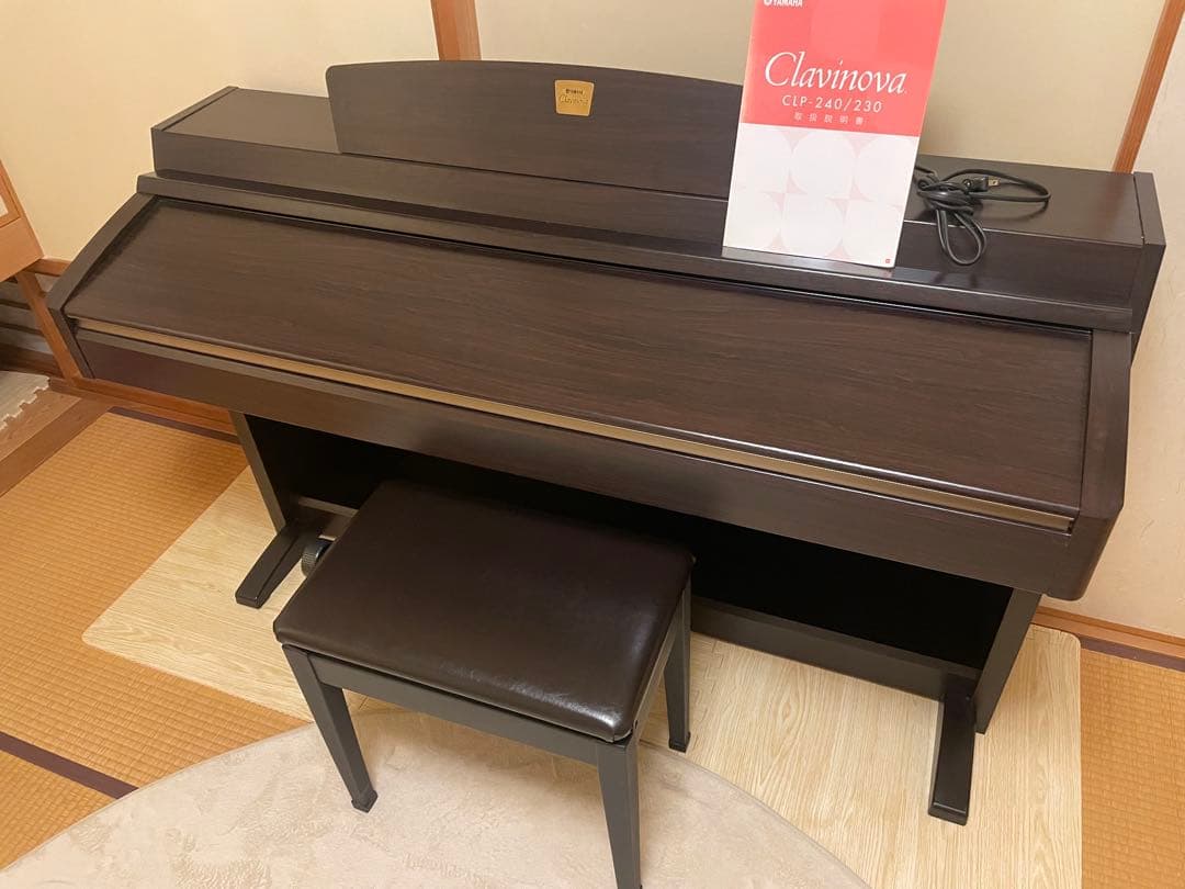 引取限定 Yamaha Clavinova CLP-230 電子ピアノ &椅子 - メルカリ