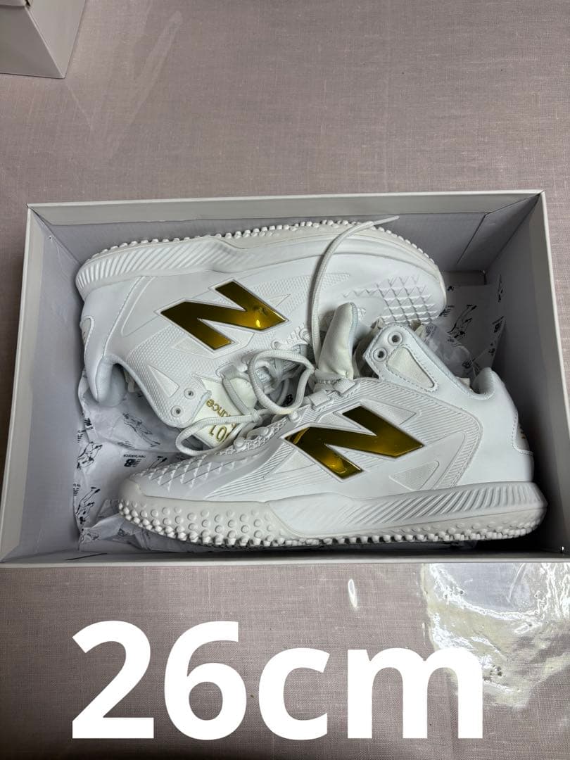 【よう】ニューバランス　Ohtani1 Trainer 白　26cm New Balance FuelCell Ohtani 1 Trainer Turfs - White TSHOWT1 – GS