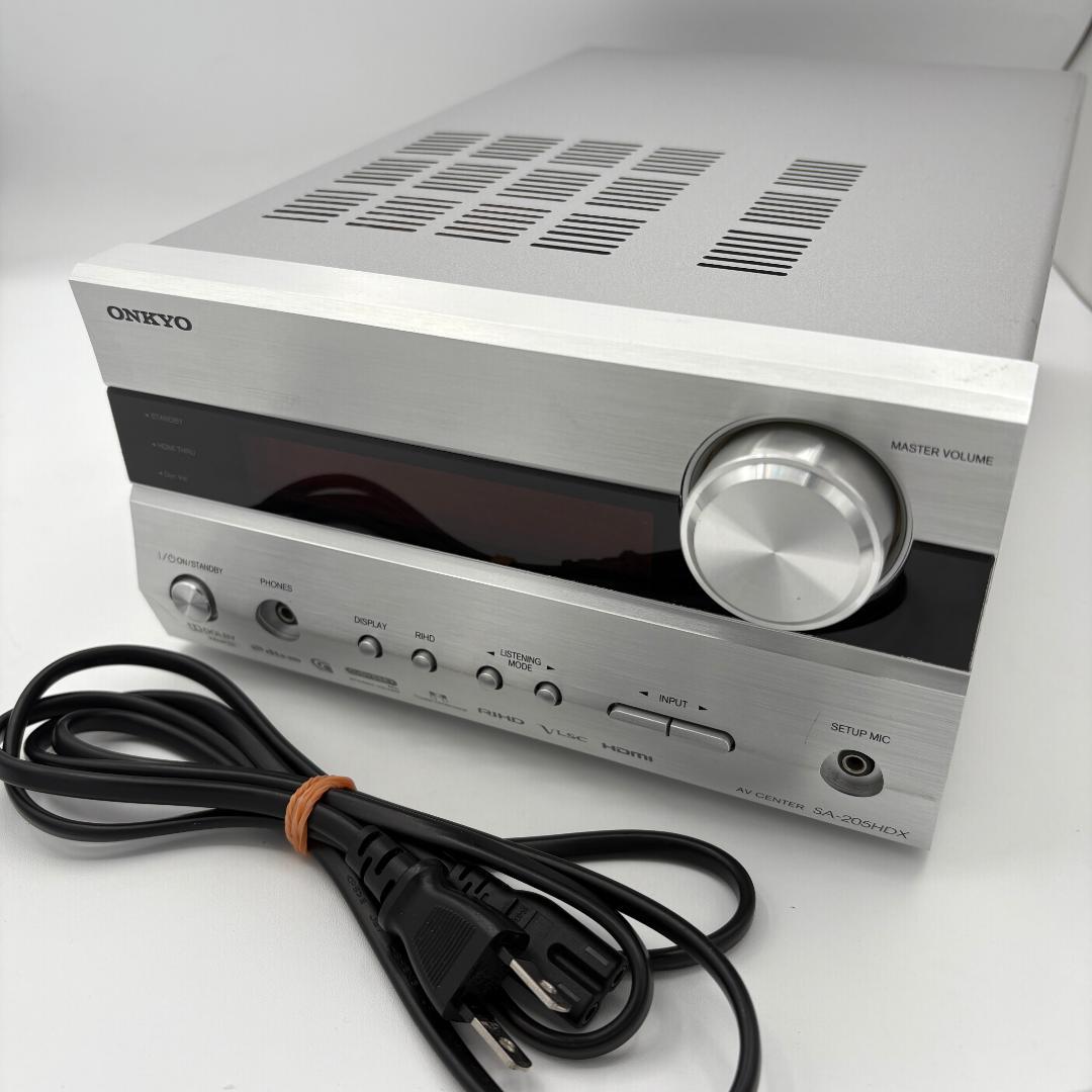 SA-205HDX(S) ONKYO AVセンター シルバー AVアンプ Amazon.co.jp: ONKYO AVセンター 5.1ch対応 最大出力30W×5 シルバー SA