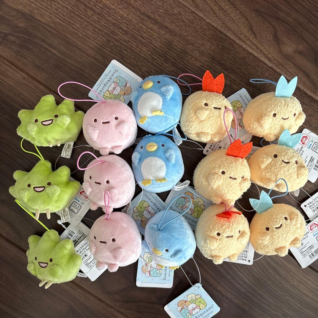 すみっコぐらし ばんざいゴムひも付きマスコット Part2 11点 - メルカリ