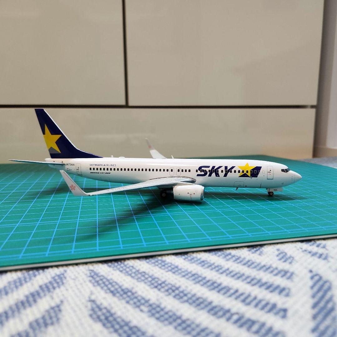 1/200 スカイマーク B737- 800 旅客機（ダイキャスト） - メルカリ