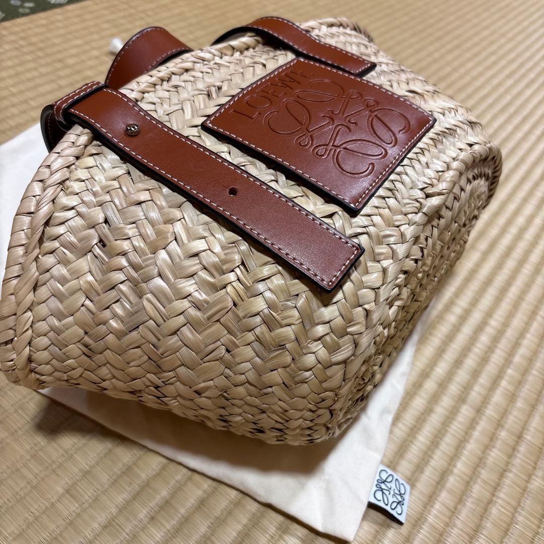 LOEWE ストローかごバッグ ベージュ スモールサイズLOEWE ストロー