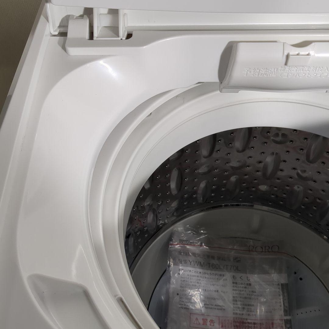 (s)【美品】RORO 全自動洗濯機 YWM-T70L 7.0kg 2023年製