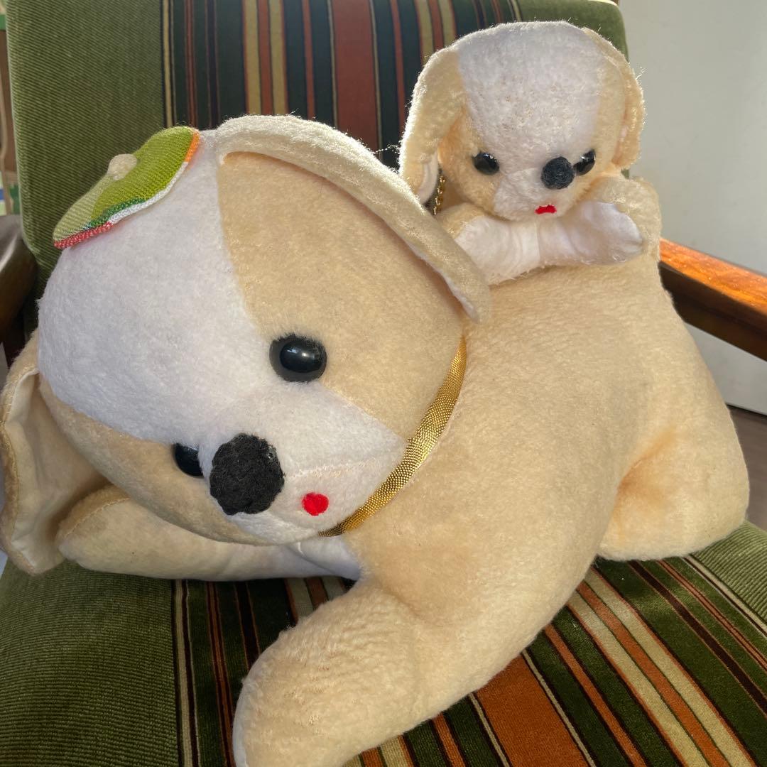 レア！ 当時物 昭和レトロ 犬 ワンちゃん 親子 ぬいぐるみ レトロ