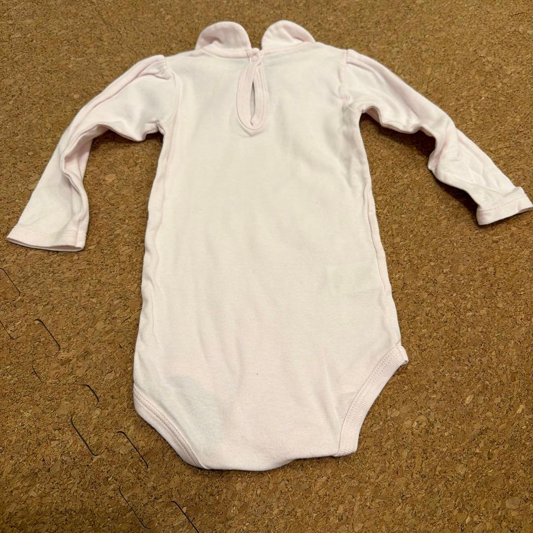 プチバトー ロンパース 12m/74cm ピンク - メルカリ
