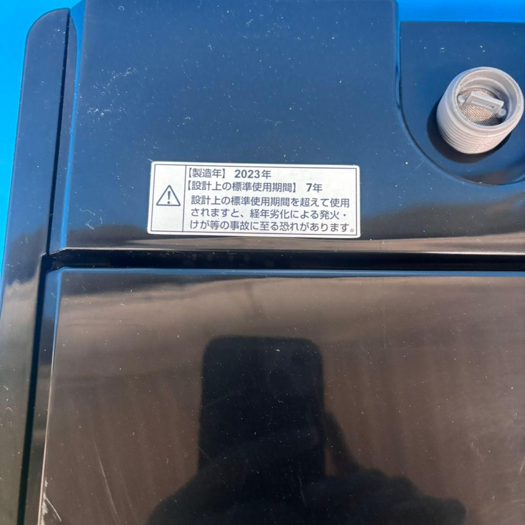 618 2023年 洗濯機 容量5.5キロ 一人暮らし 冷蔵庫も有 極美品 小型