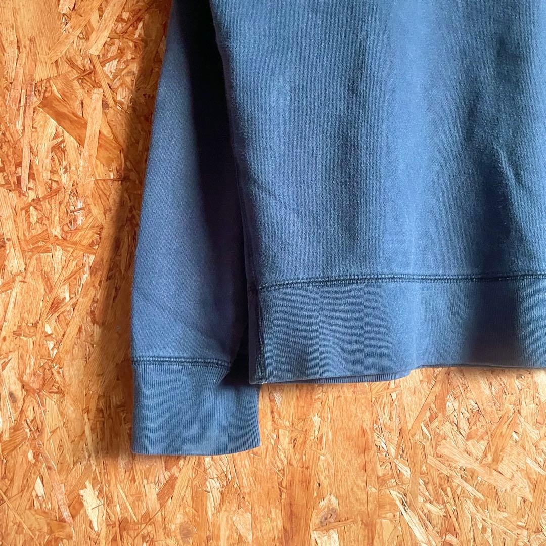 00s OLD GAP 小松菜奈着用 スウェット トレーナー ネイビー デカロゴ