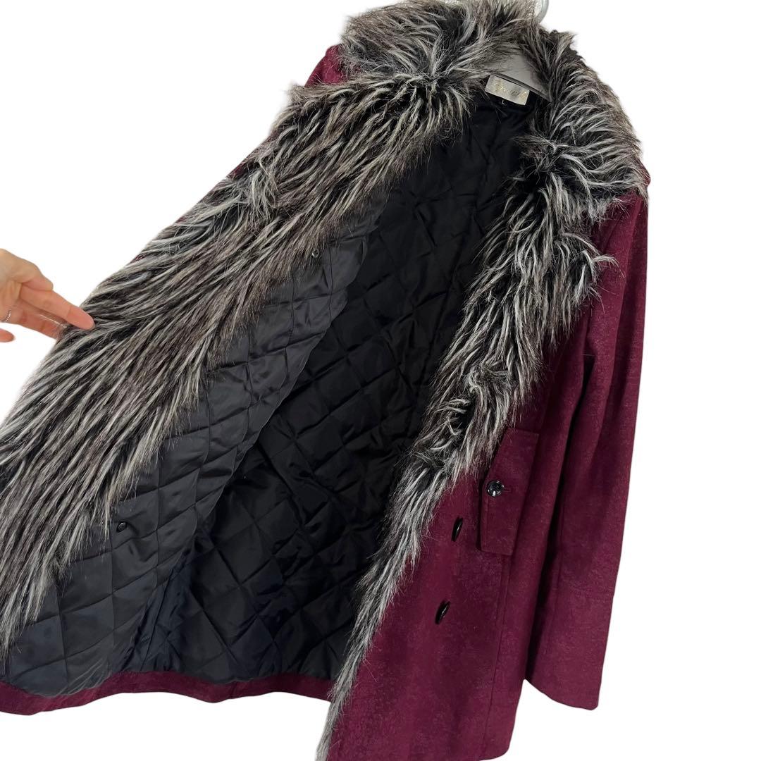 00s y2k growth お兄系 ファー コート ギャル男 グランジ コア - メルカリ