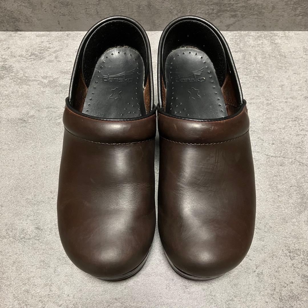 極美品 ダンスコ プロフェッショナル オイルドレザー ブラウン 2195