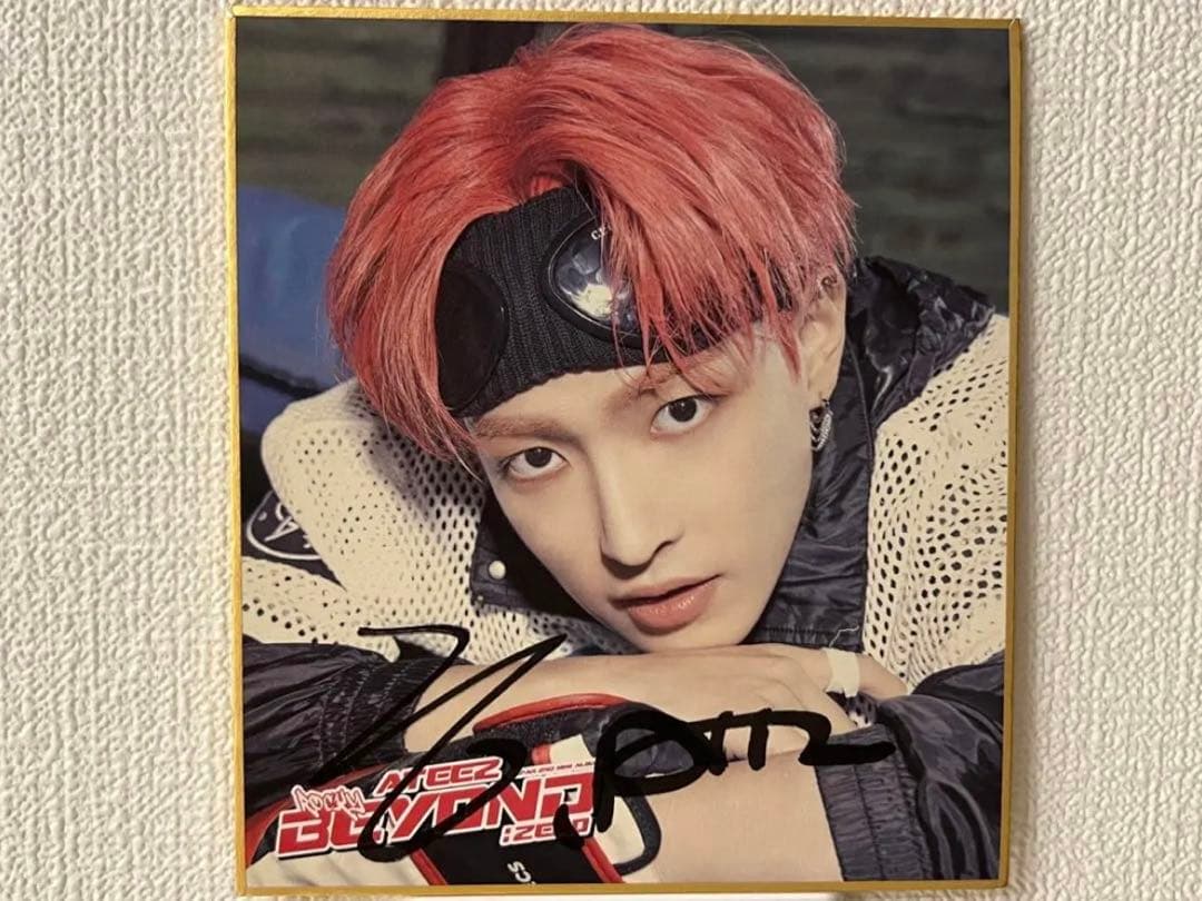 ATEEZ ホンジュン ROCKY 直筆サイン リリイベ　色紙 ATEEZホンジュン❤️サイン会レポ | きよった♡BTS グクジンはFOREVER