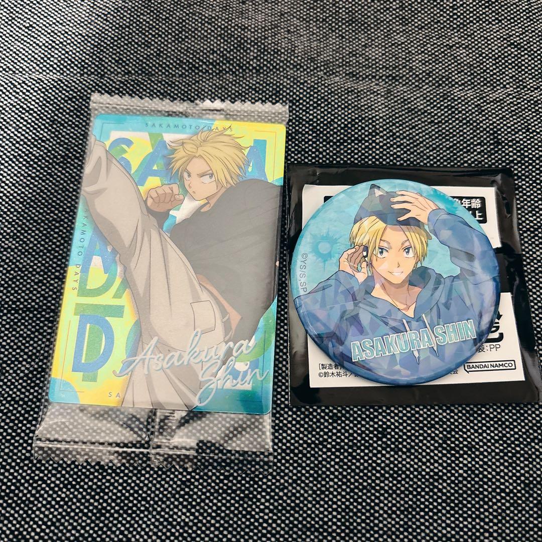 サカモトデイズ ナンジャ 朝倉シン 缶バッジ ウエハースレア - メルカリ