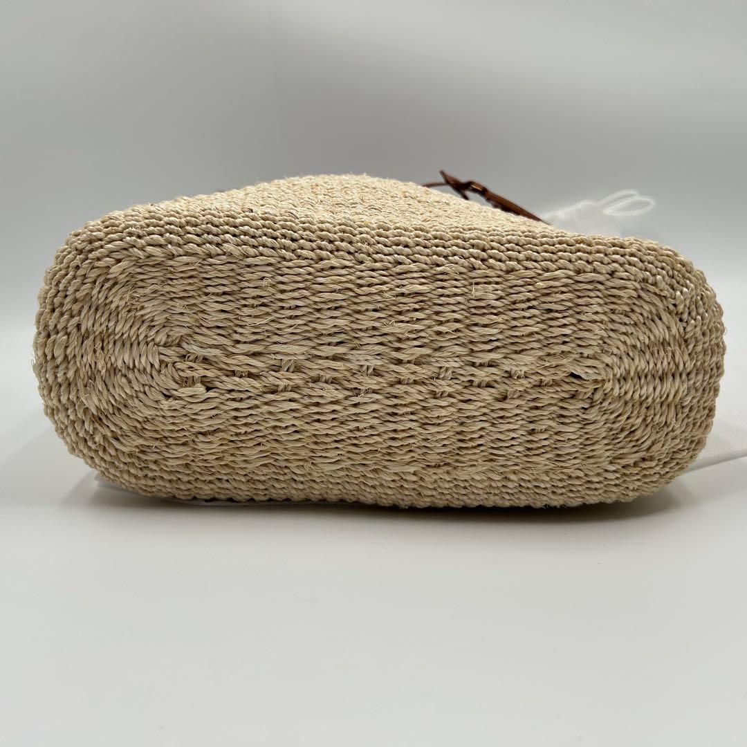 近年モデル✨極美品✨WAKO かごバッグ ハンドバック ラフィア タウンユース