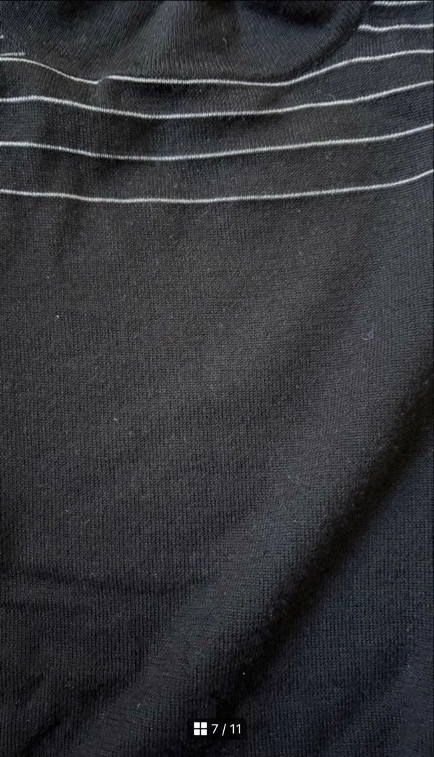 深水光太着用　nullus gradient stripes セーター　サイズ1