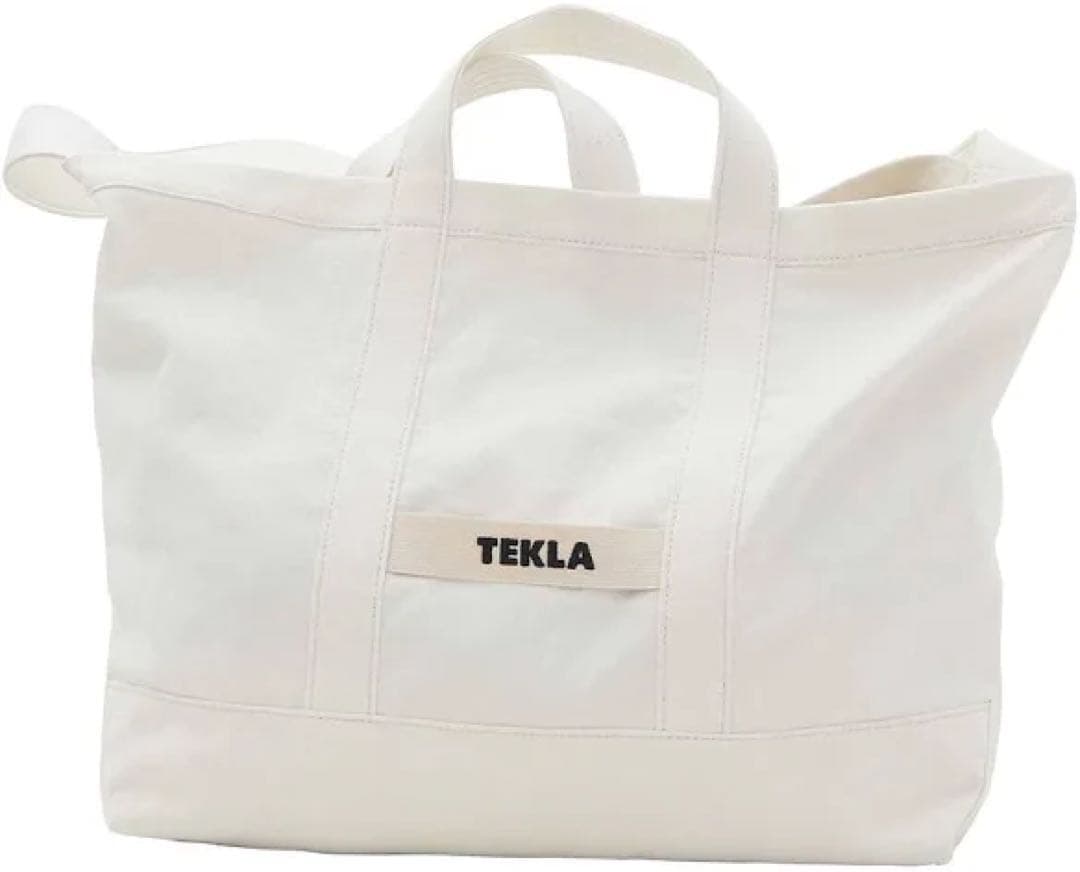 TEKLA キャンバス トートバッグ ホワイト