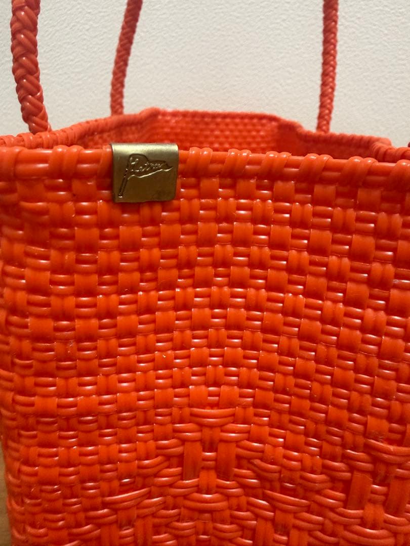 美品】レトラ Letra メルカドバッグ オレンジ XSサイズ - メルカリ