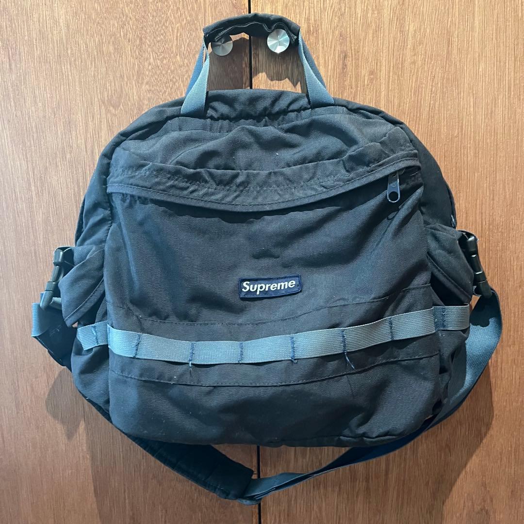 Supreme シュプリーム ショルダーバッグ ネイビー00s - メルカリ