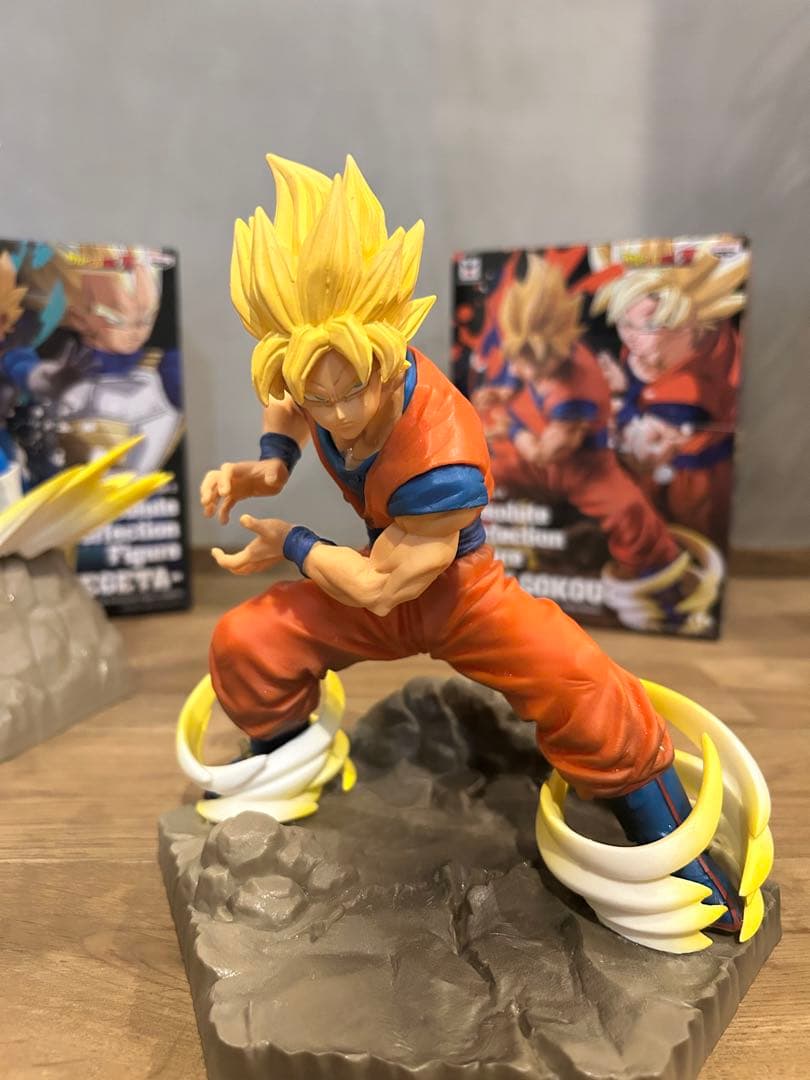 ドラゴンボールZ ベジータ 悟空 2体セット フィギュア 箱付き - メルカリ