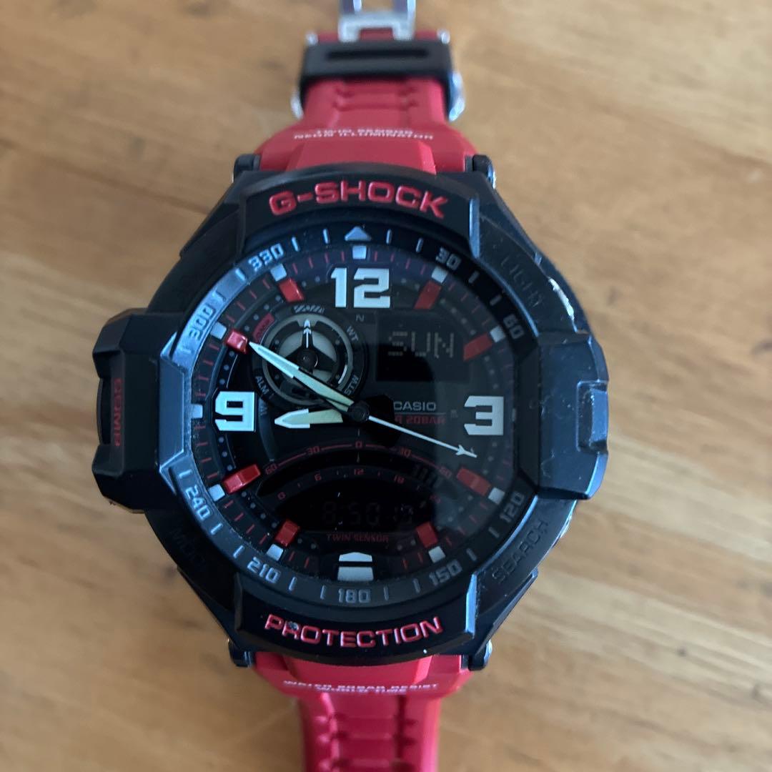 G-SHOCK SKY COCKPIT GA-1000-4A ブラックー×レッド GA-1000-4B | G-SHOCK MASTER OF G - AIR GRAVITYMASTER | CASIO SINGAPORE