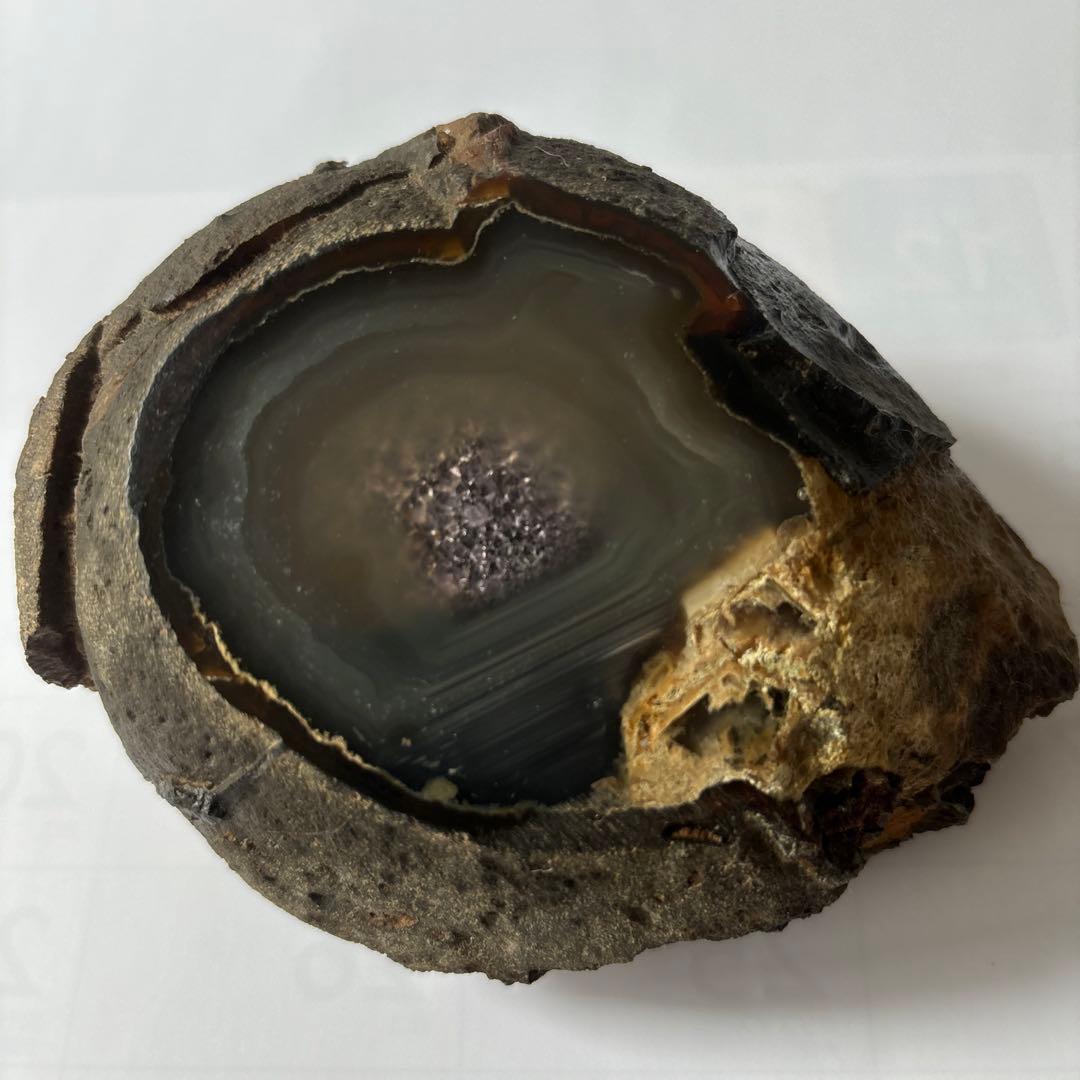 ブラジル原産(古代の水入り)アメジスト原石 アメジスト 原石 ナチュラル 1点もの 50g 宝石質 加工用 ブラジル