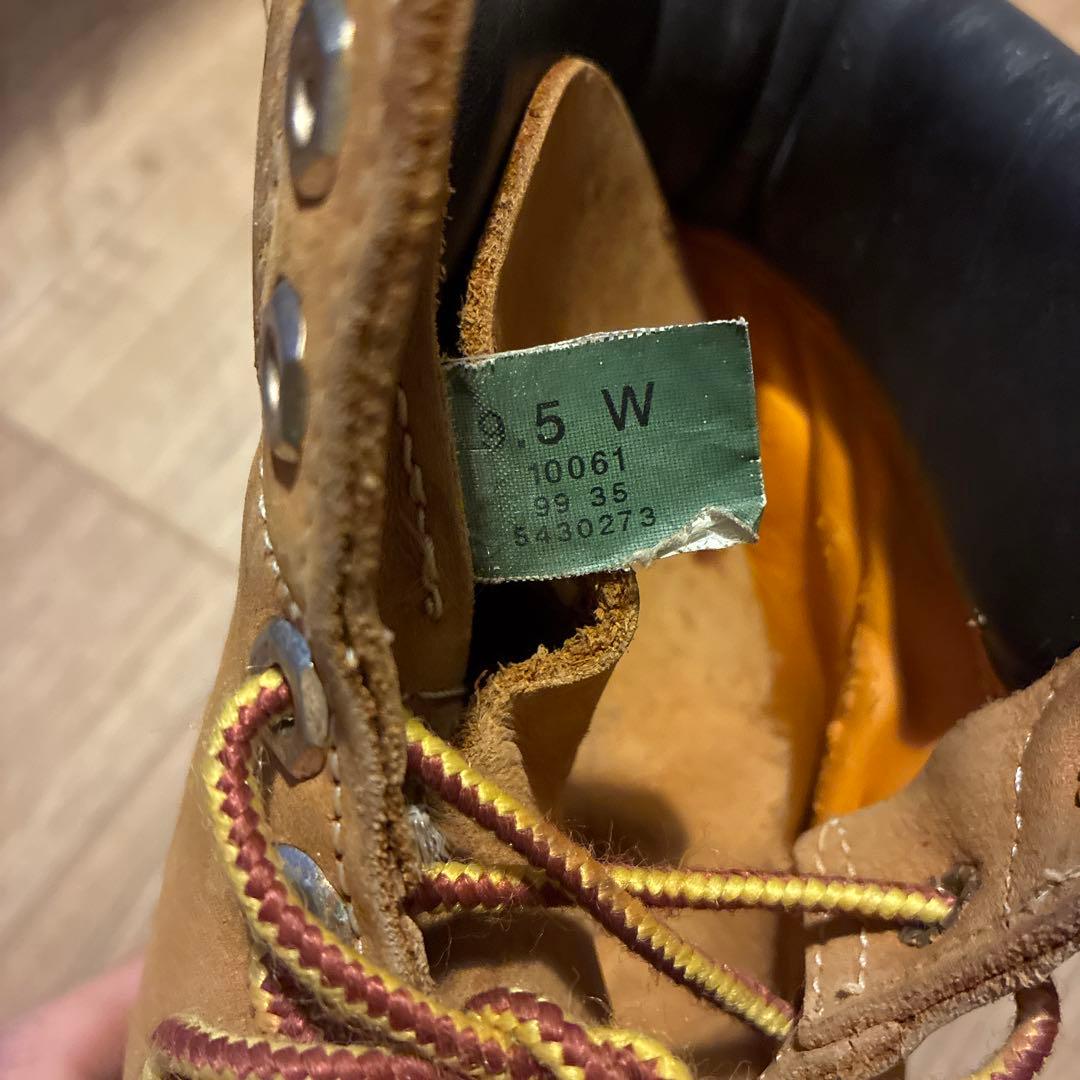 Timberland ベージュ　9.5インチ（27.5cm）