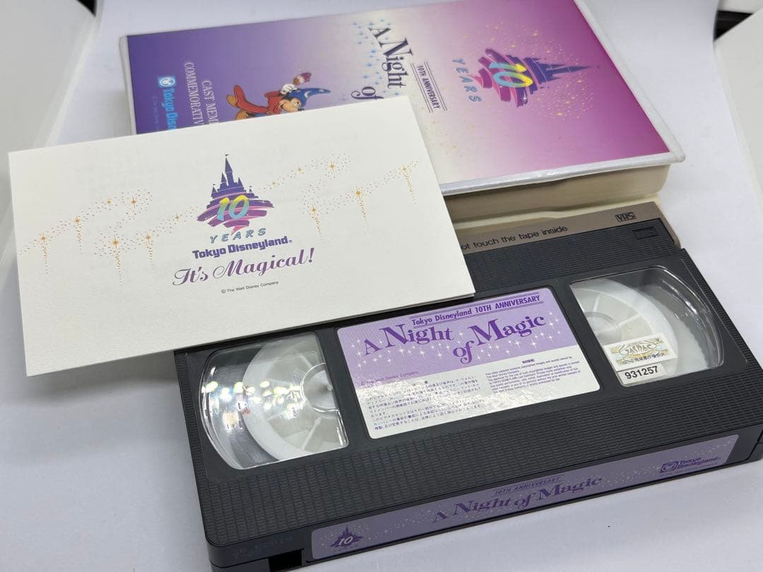 《希少》東京ディズニーランド10周年記念　フェアリーテイルウエディング　ビデオ