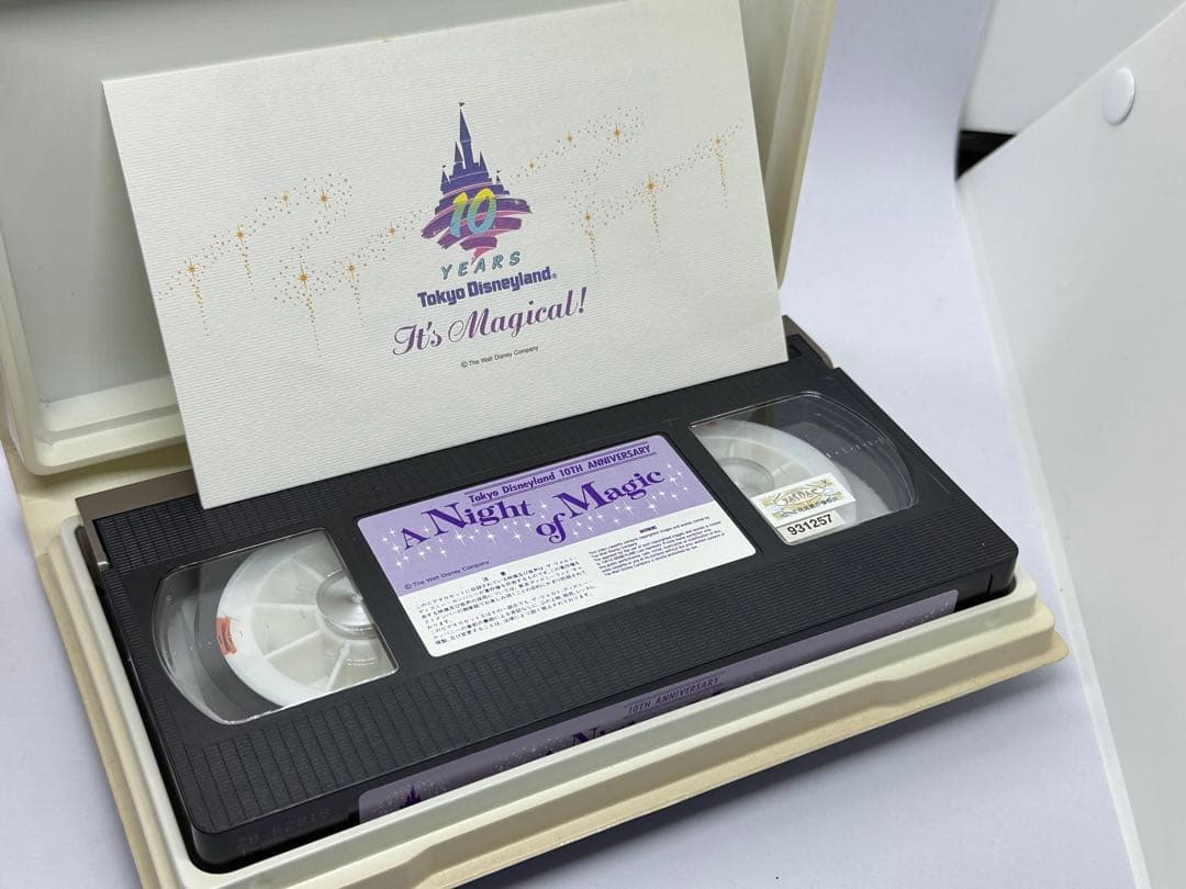 《希少》東京ディズニーランド10周年記念　フェアリーテイルウエディング　ビデオ