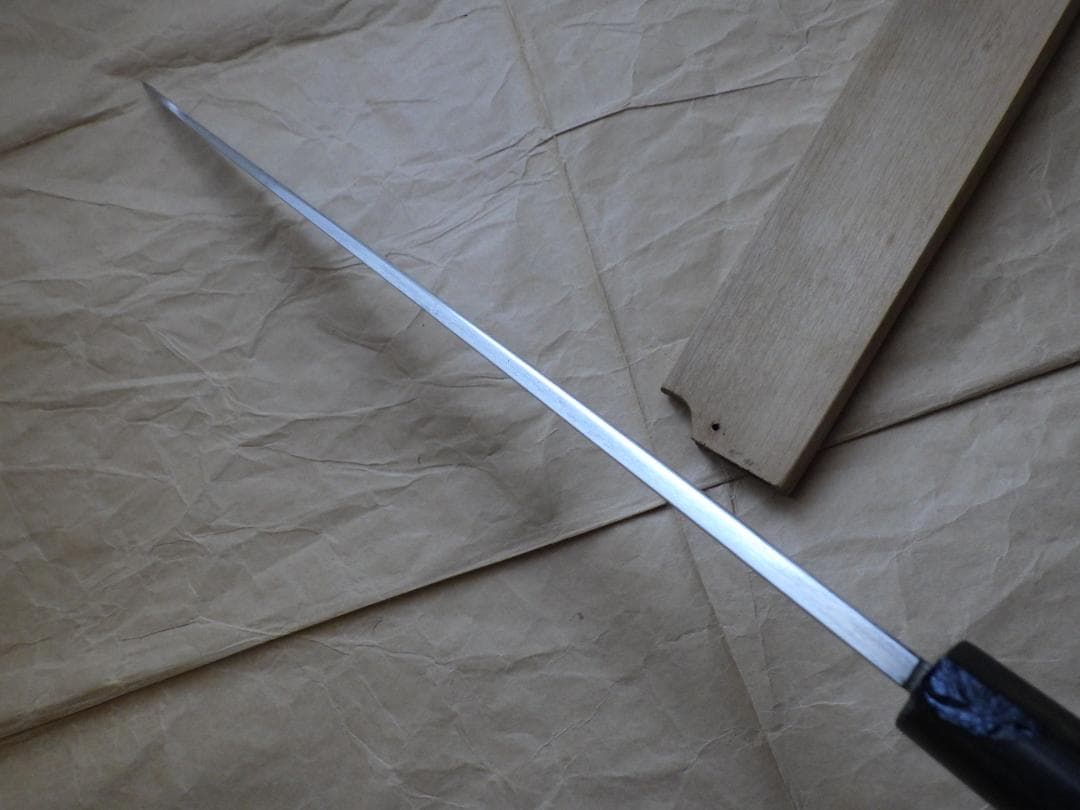 と*や様 京都/有次☆特製/柳刃刺身包丁刃渡尺1寸/日本鋼・別打☆鞘