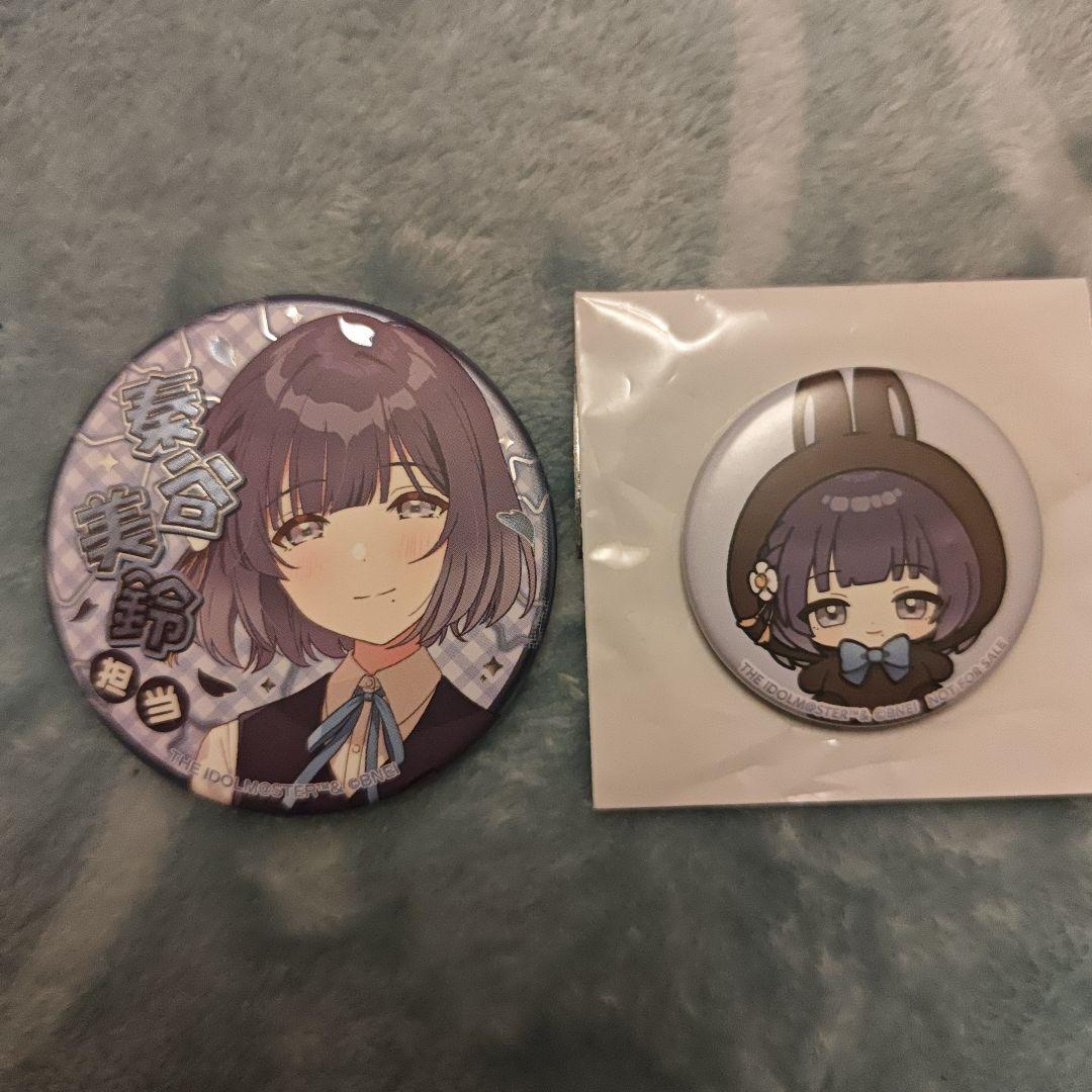 秦谷美鈴 トレーディング担当アイドルジュエリー缶バッジ 学園アイドル