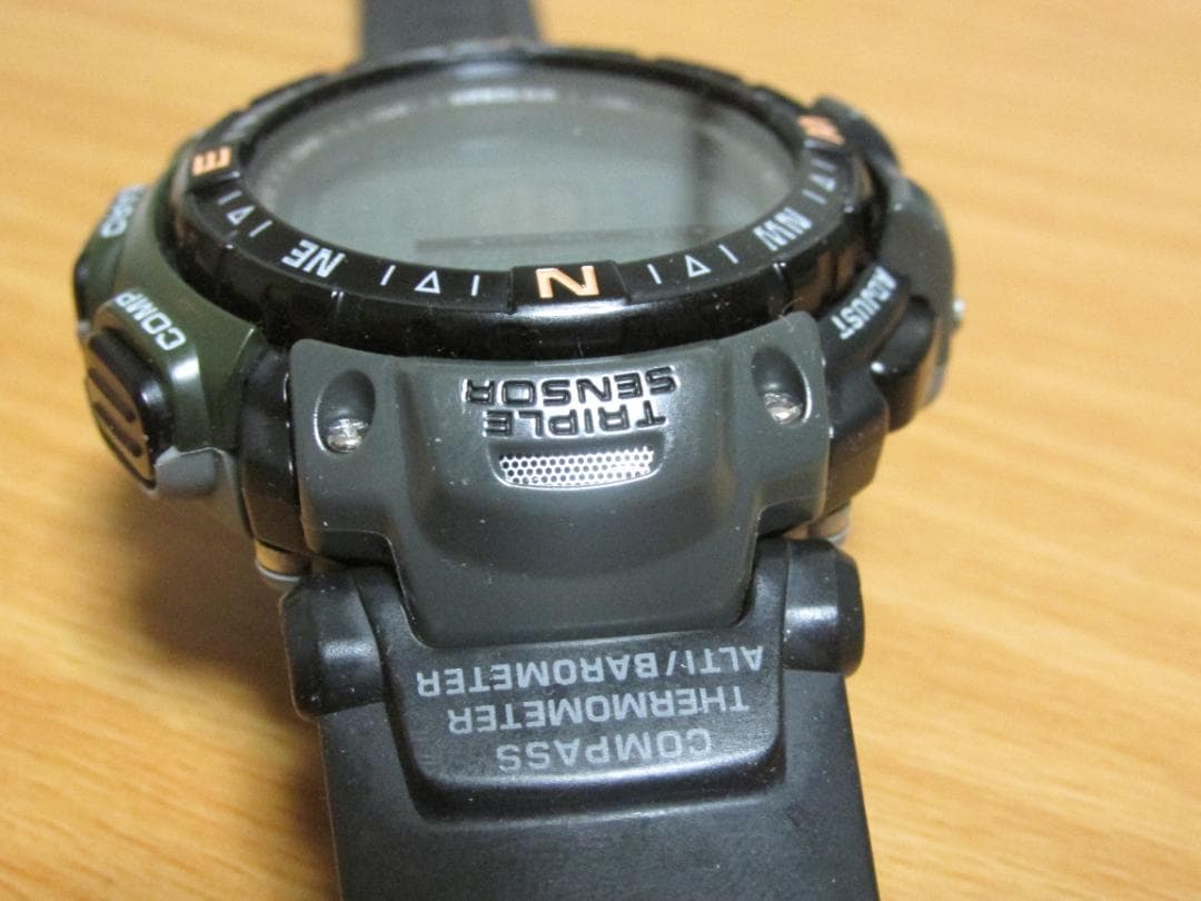 美品】プロトレック PRG-40 アーミーグリーン - メルカリ