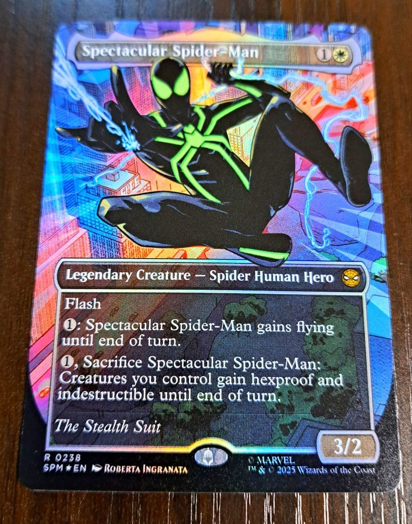 MTG Spectacular Spider-Man(テクスチャー仕様)英語版 MTG Spectacular Spider-Man(テクスチャー仕様)英語版 MTG FOIL