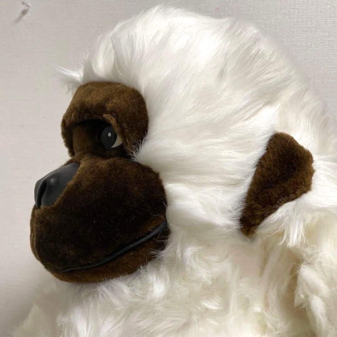 白いゴリラ ビックサイズ 2024 ビックゴリラ 美品 ゴリラぬいぐるみ