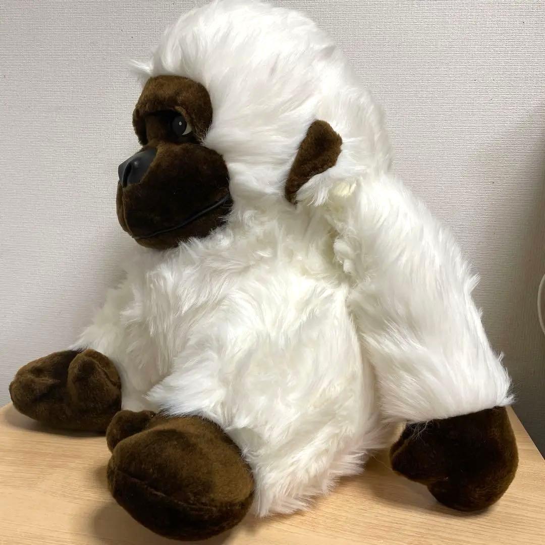 白いゴリラ ビックサイズ ビックゴリラ 美品 ゴリラぬいぐるみ