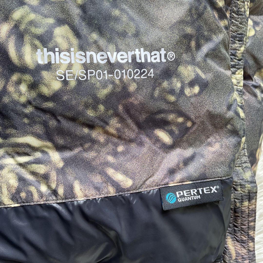 美品✨thisisneverthat ネバザ ダウンジャケット 花柄 XL - メルカリ