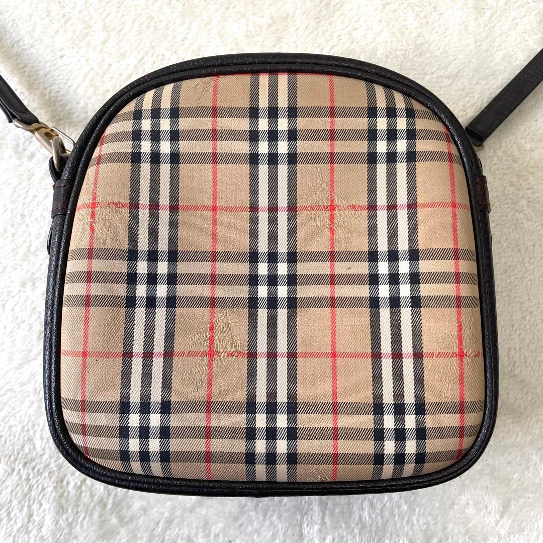 極美品】 バーバリー 2way ショルダーバッグ ノバチェック シャドー