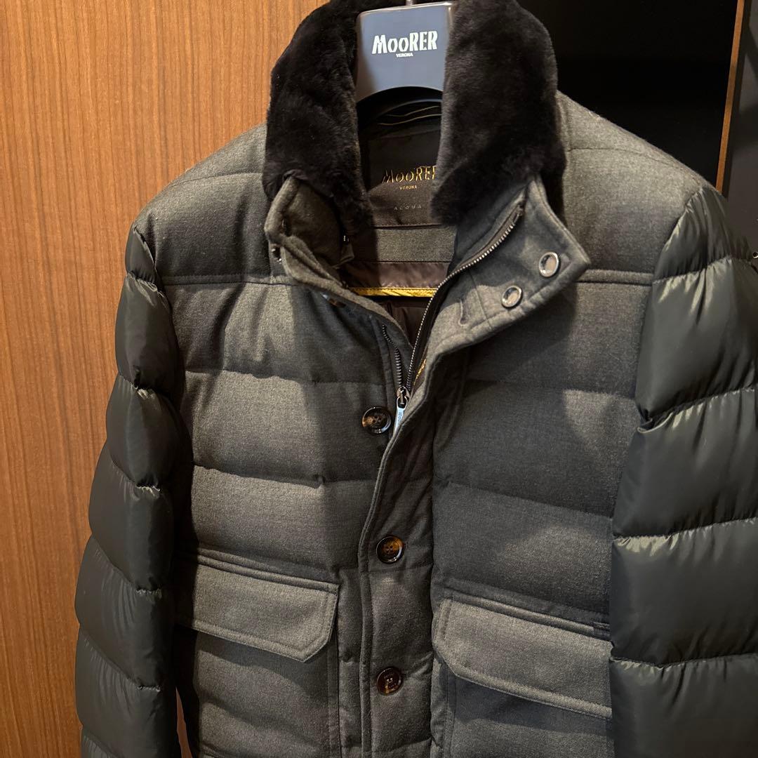 売り切り！半値以下！MOORER ムーレー ムートンファー ナイロンx