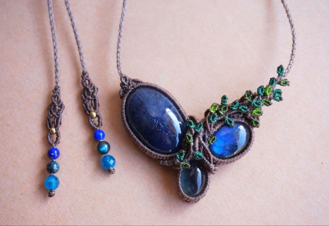 アイオライトサンストーン ラブラドライト ブルーフローライト