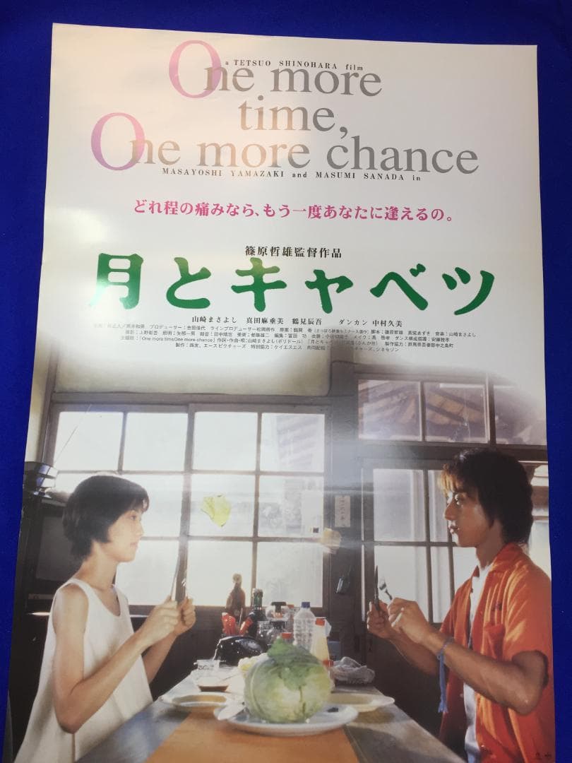 04368『月とキャベツ』B2判映画ポスター非売品劇場公開時オリジナル物 04368『月とキャベツ』B2判映画ポスター非売品劇場公開時オリジナル物