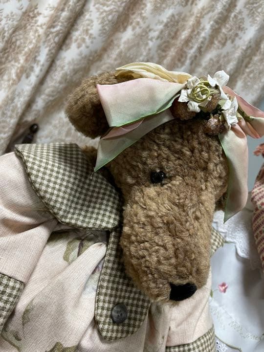 The Hen in the holly テディベア アメリカンカントリードール