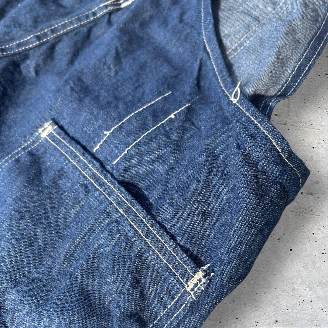 極美品 ビンテージ CARTER'S ガチャポケ 耳付 デニム オーバーオール