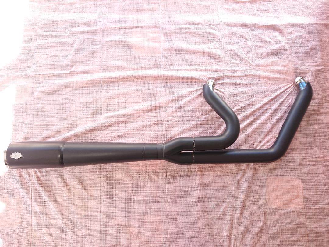 ハーレー　バンス＆ハインズ　プロパイプ　2in1　マフラー　ブラック　47587 バンス＆ハインズ プロパイプ 2-INTO-1 マフラー ソフテイル用各種